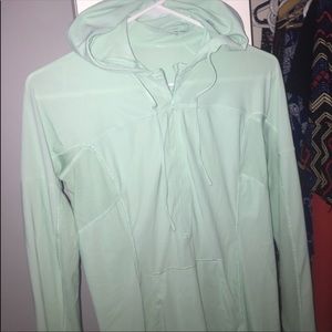 Mint Lululemon Rain/Workout Jacket